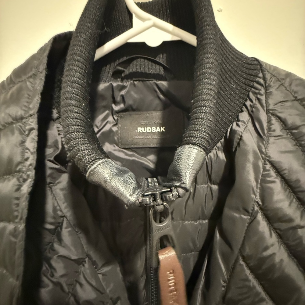 RUDSAK Black Quilted Outerwear
